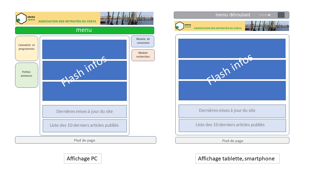 page acceuil pc mobile